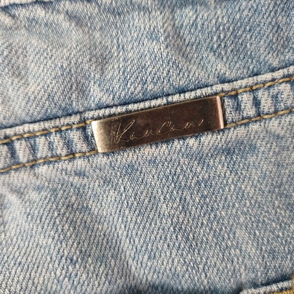 KanCan Womens Destroyed Denim Jean Shorts 2XL High Rise Frayed‎ Hem Y2K Casual - Picture 4 of 11